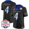 Maddux Madsen Jersey #4 Boise State Broncos 2025 Fiesta Bowl Patch Stitched Football