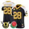 Bryce Boettcher Jersey #28 Oregon Ducks 2025 Rose Bowl Game Patch Vapor Stitched Football