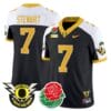 Evan Stewart Jersey #7 Oregon Ducks 2025 Rose Bowl Game Patch Vapor Stitched Football
