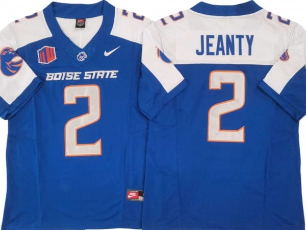 Ashton Jeanty Jersey #2 Boise State Broncos Black Vapor F.U.S.E. Limited Stitched Football - Image 5