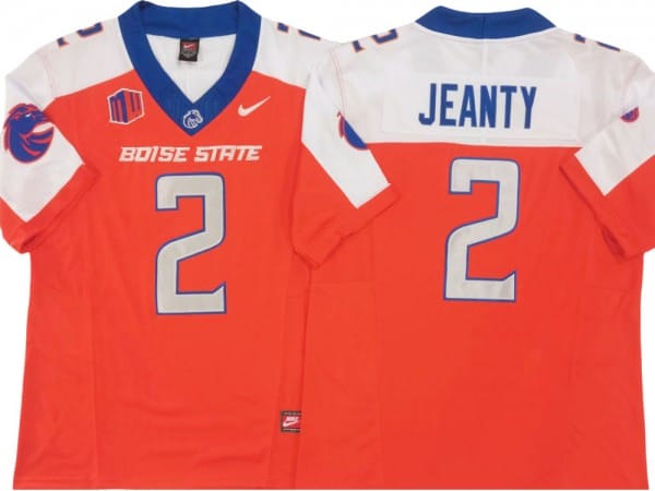 Ashton Jeanty Jersey #2 Boise State Broncos Black Vapor F.U.S.E. Limited Stitched Football - Image 3