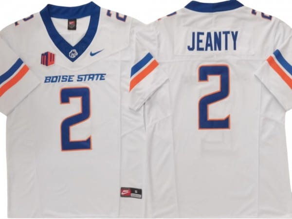 Ashton Jeanty Jersey #2 Boise State Broncos Black Vapor F.U.S.E. Limited Stitched Football - Image 2