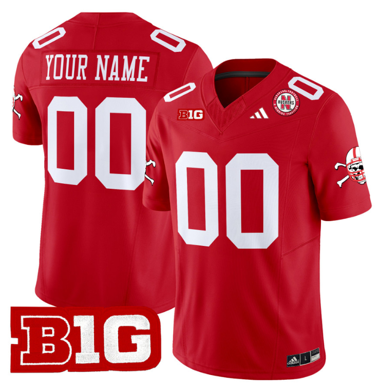 Custom Nebraska Cornhuskers Jersey 2024 Vapor V2 Stitched Football - Image 3