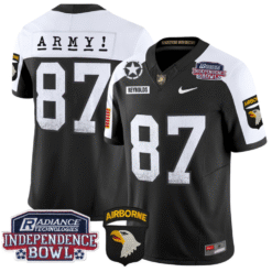 Casey Reynolds Jersey #87 Army Black Knights Independence Bowl Patch Stitched Football