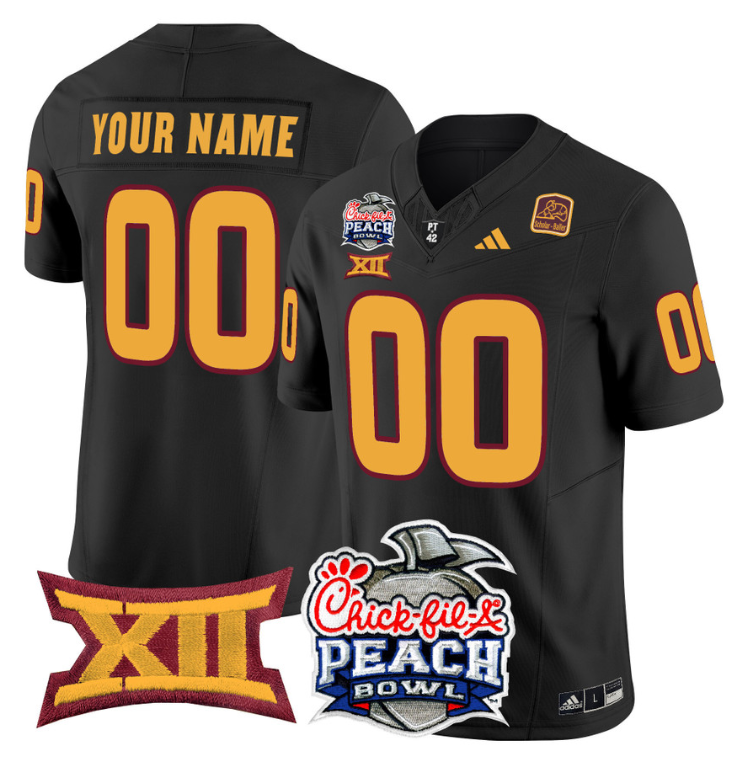Custom Arizona State Sun Jersey 2025 Peach Bowl Patch Stitched Football - Image 6