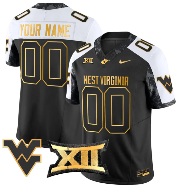 Custom West Virginia Jersey Name, Number Game Football Stitched - Image 5