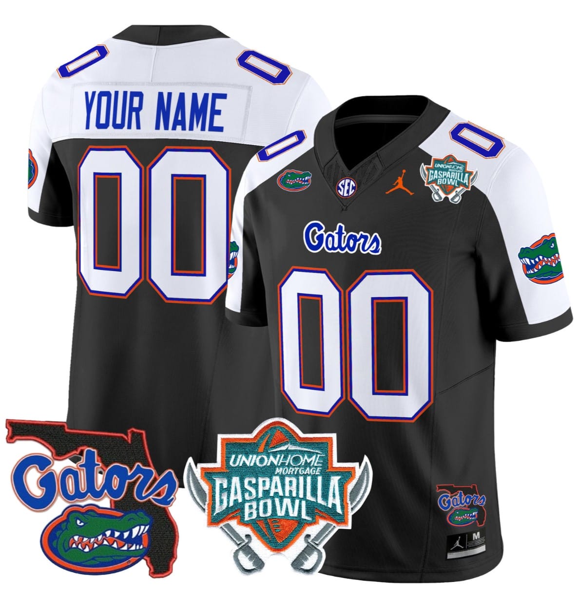 Custom Florida Gators Jersey 2025 Gasparilla Bowl Patch Football Stitched
