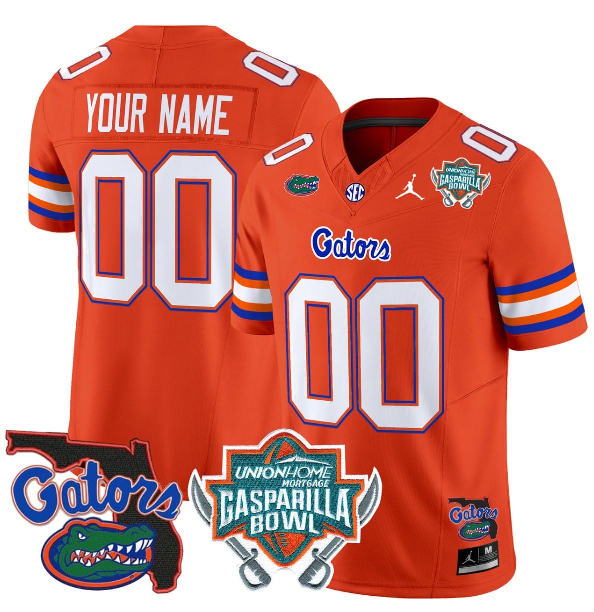 Custom Florida Gators Jersey 2025 Gasparilla Bowl Patch Football Stitched - Image 5