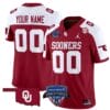 Custom Oklahoma Sooners Jersey 2025 Armed Forces Bowl Patch Vapor Football Stitched