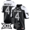 CJ Donaldson Jr Jersey #4 West Virginia Mountaineers Game Football Stitched