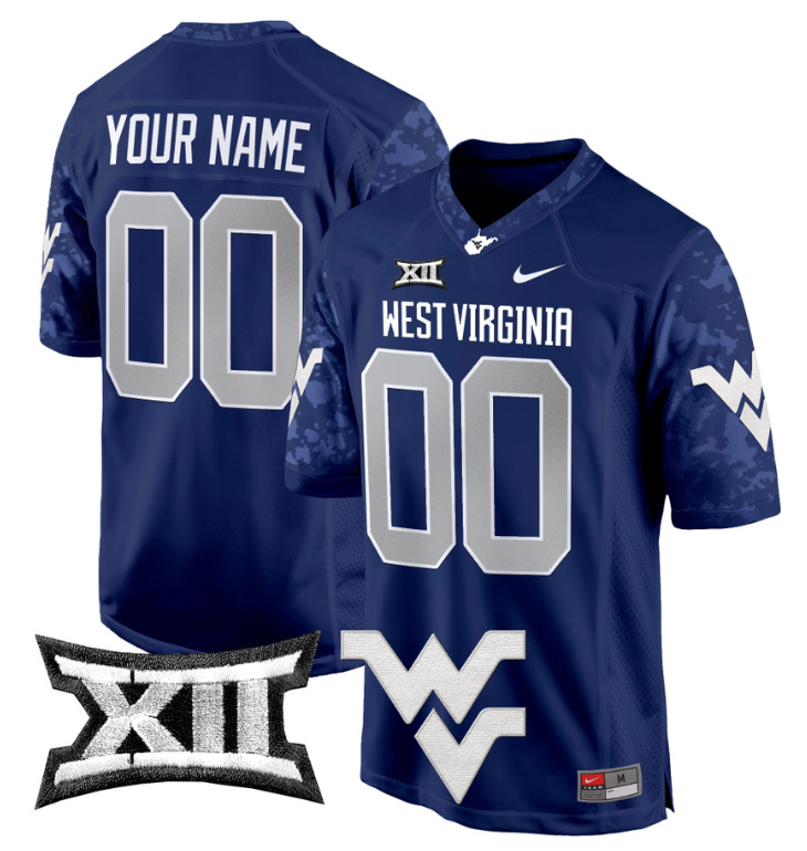 Custom West Virginia Jersey Name, Number Game Football Stitched - Image 7