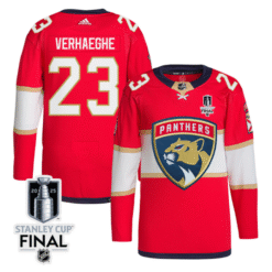 Carter Verhaeghe Jersey 23 Florida Panthers 2025 STANLEY CUP Final Patch Home Stitched Hockey