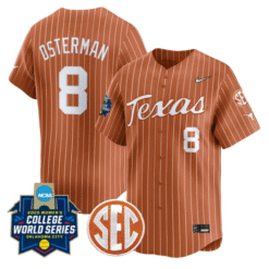 Cat Osterman Jersey #8 Texas Longhorns 2025 World Series Stitched Baseball