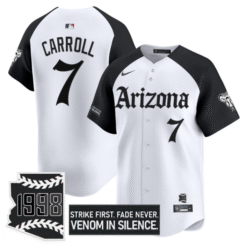 Corbin Carroll Jersey #7 Arizona Diamondbacks Gothic Desert Fang Edition Stitched Baseball