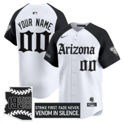Custom Arizona Diamondbacks Jersey Gothic Desert Fang Edition Stitched Baseball