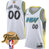 Custom Indiana Pacers Jersey 2025 Finals Swingman 24-25 City Stitched Basketball