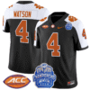 Deshaun Watson Jersey #4 Clemson Tigers 2024 ACC Championship Patch Stitched Football