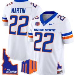 Alternative view of Doug Martin Jersey #22 Boise State Broncos 2024 Home Patch Vapor Stitched Football