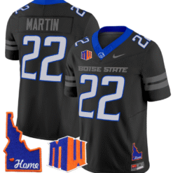 Doug Martin Jersey #22 Boise State Broncos 2024 Home Patch Vapor Stitched Football