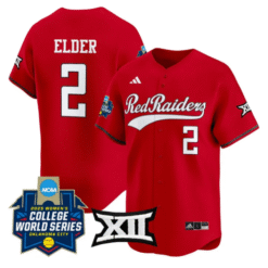 Demi Elder Jersey #2 Texas Tech Softball 2025 World Series Stitched Baseball