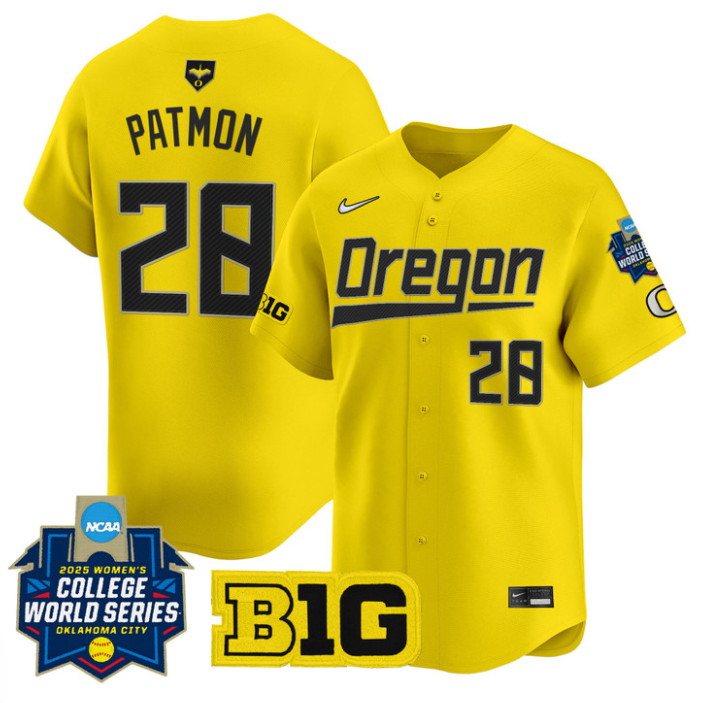 Dezianna Patmon Jersey #28 Oregon Ducks Softball 2025 World Series Stitched Baseball - Image 3