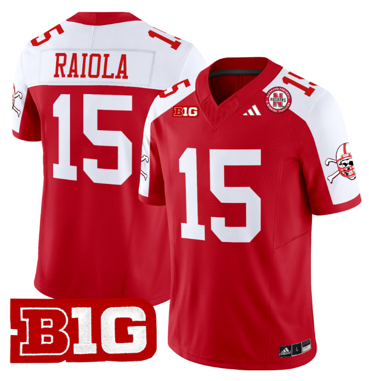 Dylan Raiola Jersey #15 Nebraska Cornhuskers 2024 Vapor Stitched Football - Image 4
