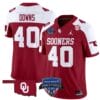 Ethan Downs Jersey #40 Oklahoma Sooners 2025 Armed Forces Bowl Patch Football Stitched