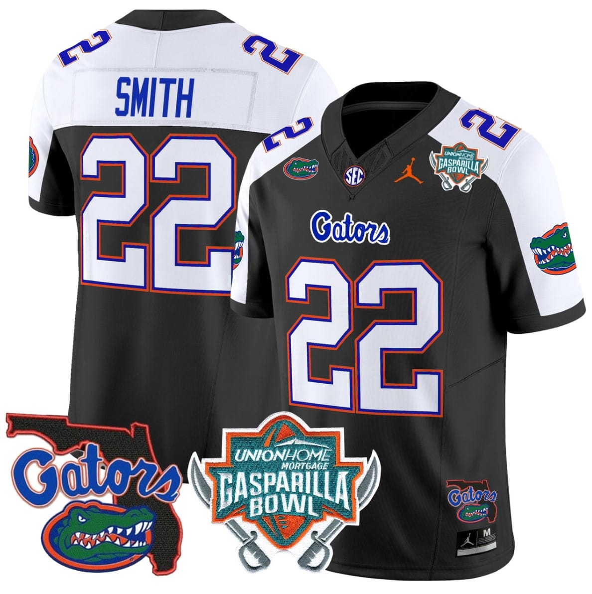 Emmitt Smith Jersey #22 Florida Gators 2025 Gasparilla Bowl Patch Football Stitched