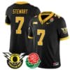 Evan Stewart Jersey #7 Oregon Ducks 2024 Mighty Rose Bowl Patch Football Stitched