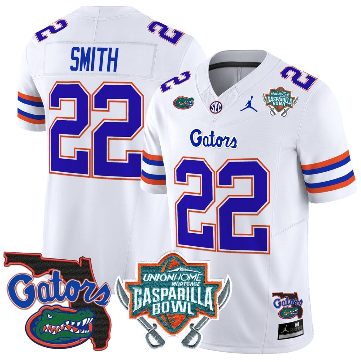 Emmitt Smith Jersey #22 Florida Gators 2025 Gasparilla Bowl Patch Football Stitched - Image 6