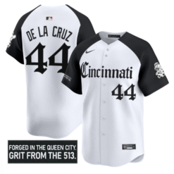 Elly De La Cruz Jersey #44 Cincinnati Reds Gothic Queen City Edition Alternate Stitched Baseball