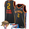 Gilgeous-Alexander Jersey # 2 Oklahoma City Thunder 2025 Finals Swingman 24-25 City Stitched Basketball