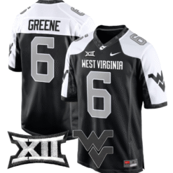 Garrett Greene Jersey #6 West Virginia Mountaineers Game Football Stitched