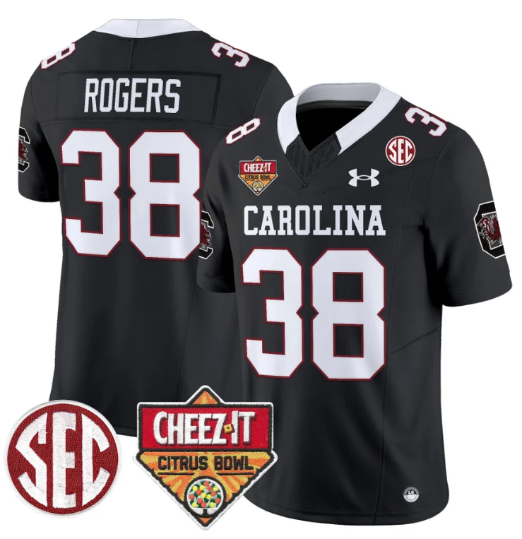 George Rogers Jersey #38 South Carolina Gamecocks Cheez-It Citrus Bowl Stitched Football - Image 4