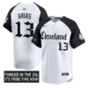 Gabriel Arias Jersey #13 Cleveland Indians Gothic Iron Edition Alternate Stitched Baseball