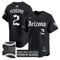 Geraldo Perdomo Jersey #2 Arizona Diamondbacks Gothic Desert Fang Edition Stitched Baseball