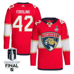 Alternative view of Gustav Forsling Jersey 42 Florida Panthers 2025 Breakaway Player Stitched Hockey