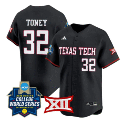 Hailey Toney Jersey #32 Texas Tech Red Raiders 2025 World Series Stitched Baseball