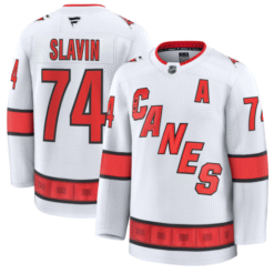 Alternative view of Jaccob Slavin Jersey #74 Carolina Hurricanes Premium All Stitched Hockey