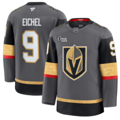 Alternative view of Jack Eichel Jersey #9 Vegas Golden Knights Premium Stitched Hockey
