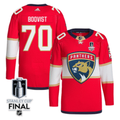Alternative view of Jesper Boqvist Jersey 70 Florida Panthers 2025 Stanley Cup Final Home Breakaway Stitched Hockey