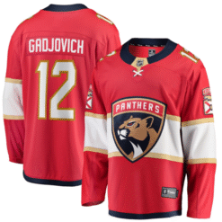 Jonah Gadjovich Jersey 12 Florida Panthers 2025 Breakaway Player Stitched Hockey