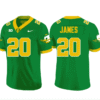 Jordan James Jersey #20 Oregon Ducks Football Stitched