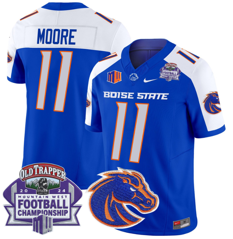 Kellen Moore Jersey #11 Boise State Broncos 2024 Championship Stitched Football - Image 4