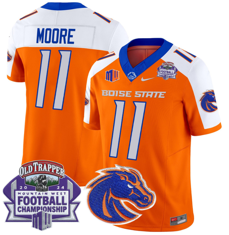 Kellen Moore Jersey #11 Boise State Broncos 2024 Championship Stitched Football - Image 6