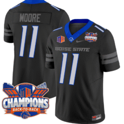 Kellen Moore Jersey #11 Boise State Broncos Back To Back Champions Stitched Football