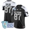 Kole Taylor Jersey #87 West Virginia Mountaineers 2025 Miami Beach Bowl Football Stitched