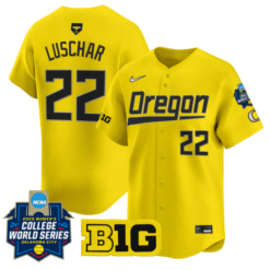 Alternative view of Kai Luschar Jersey #22 Oregon Ducks Softball 2025 World Series Stitched Baseball