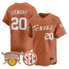 Katie Stewart Jersey #20 Texas Longhorns 2025 National Champions Stitched Baseball