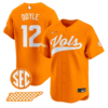 Liam Doyle Jersey #12 Tennessee Vols 2025 Vapor Premier Limited Stitched Baseball